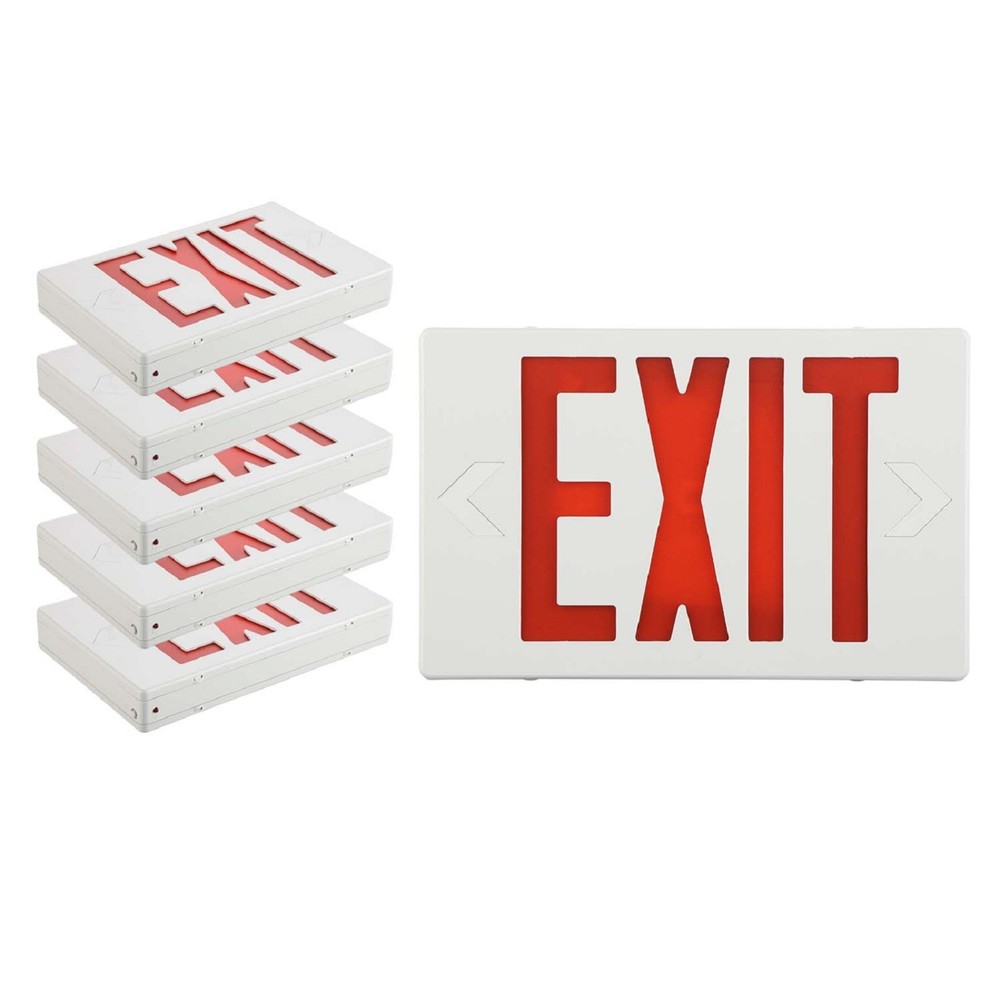 UL Listed-6 Packs Red Exit Light  Battery Backup for Exit Signs Home/Busniess.