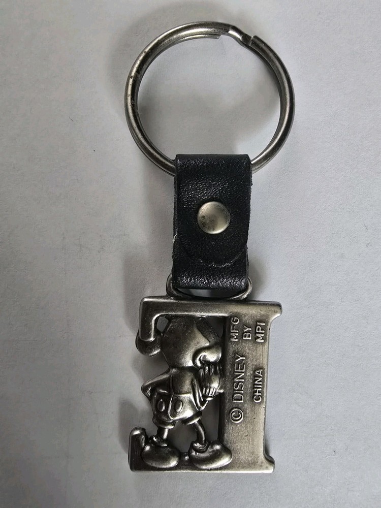 DISNEY MICKEY MOUSE MONOGRAM INITIAL "E" KEYRING