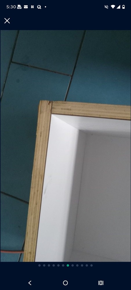 Handmade Wooden Light Box with Internal Illumination