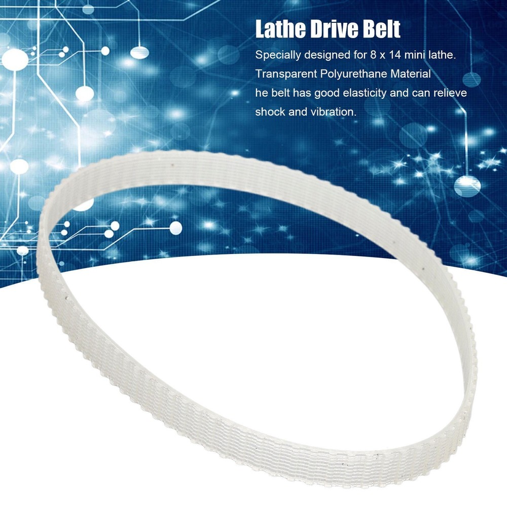 Lathe Belt Transparent Polyurethane Transmission Accessory Replacement Part