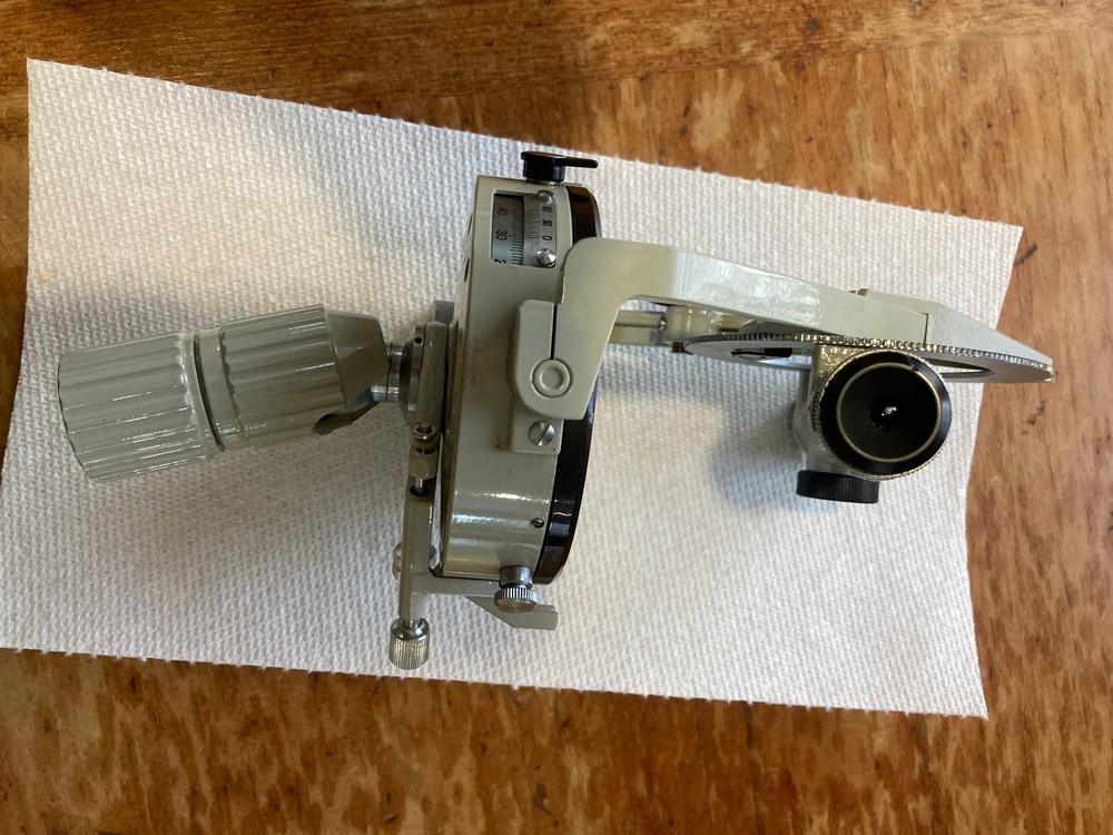 Slightly used Ushikata survey transit with case.