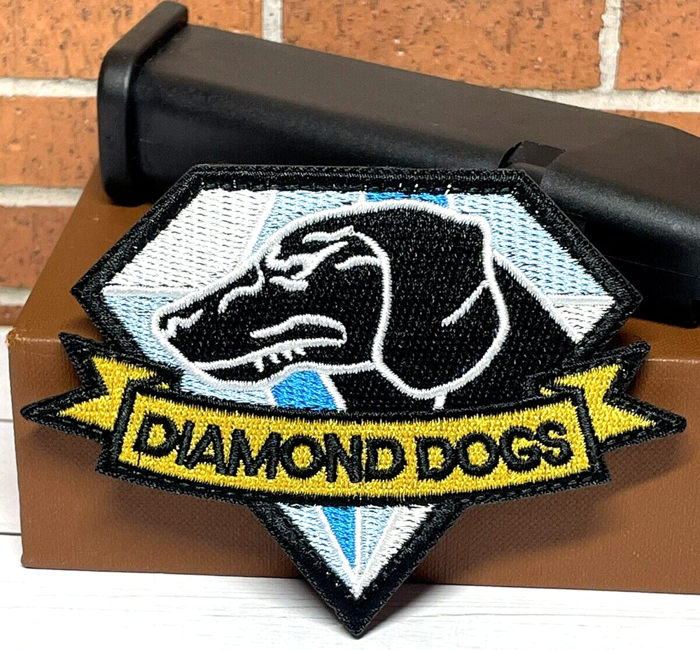 Metal Gear Solid Diamond Dogs Blue Tactical Patch, Fox Hound Diamond Dogs Patch