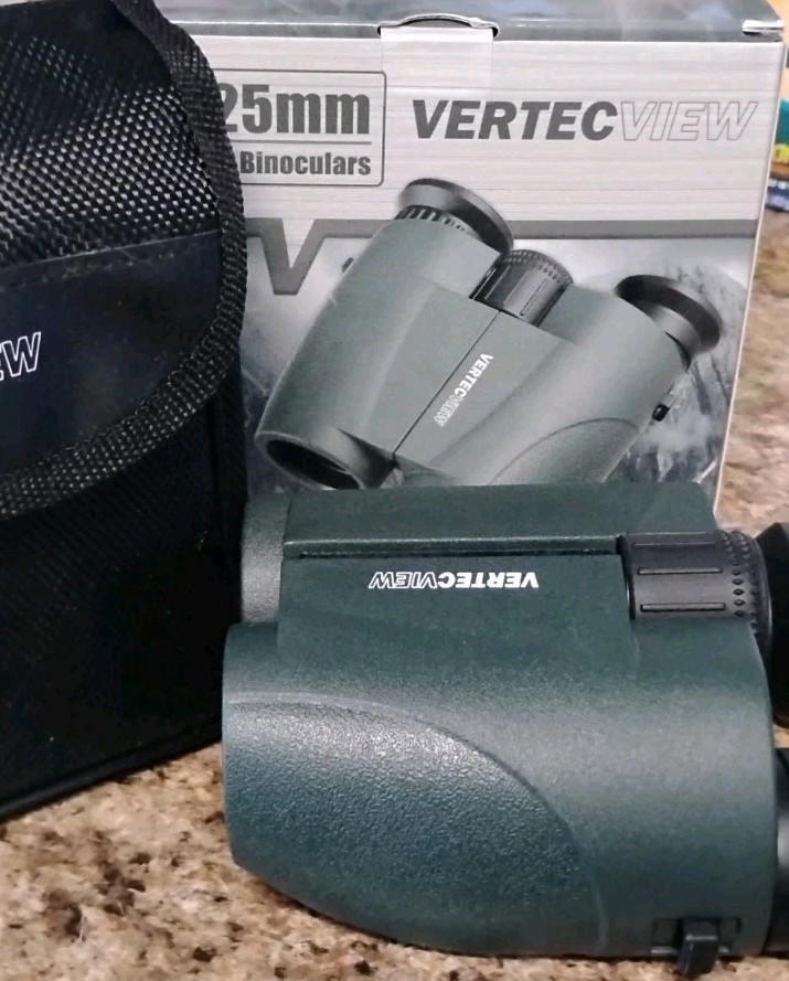 Vertecview Binoculars 10x25 NEW Still In Box(d