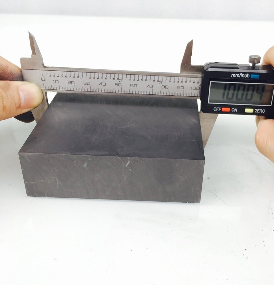 99.9% Purity Graphite Ingot Block EDM Graphite Plate Milling Surface 100MMx10...