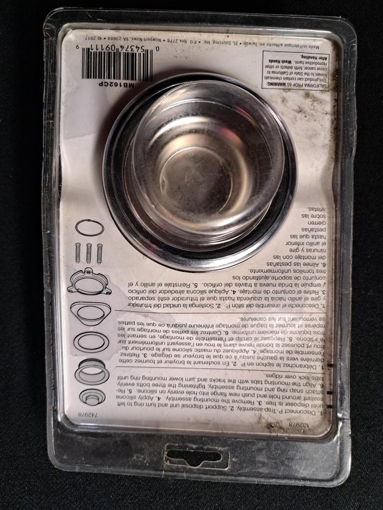 Monogram Brass Garbage Disposal Flange with Stopper MB162CP