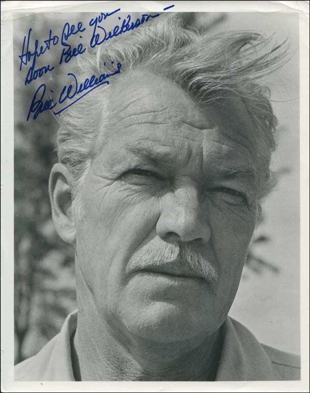 BILL WILLIAMS - AUTOGRAPHED INSCRIBED PHOTOGRAPH