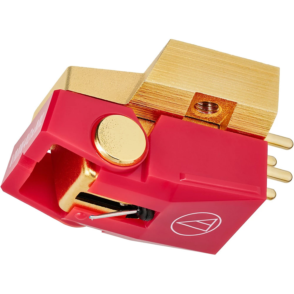Audio-Technica AT-VM740xML VMx Microlinear Phono Cartridge Red/Gold