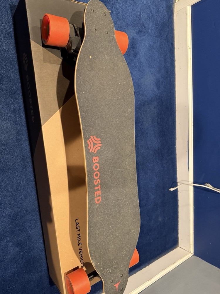 Boosted Stealth Electric Longboard with Remote, Charger, Manual & Box