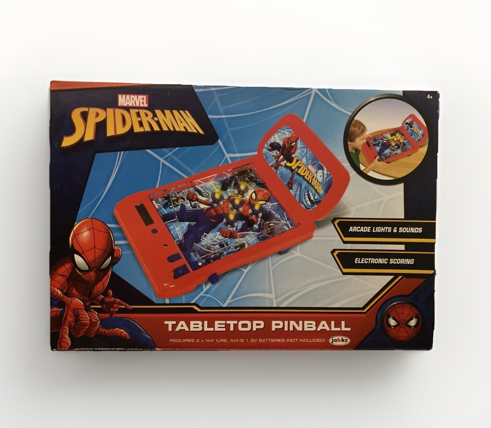 Spiderman Table Top Pinball Jakks 2017