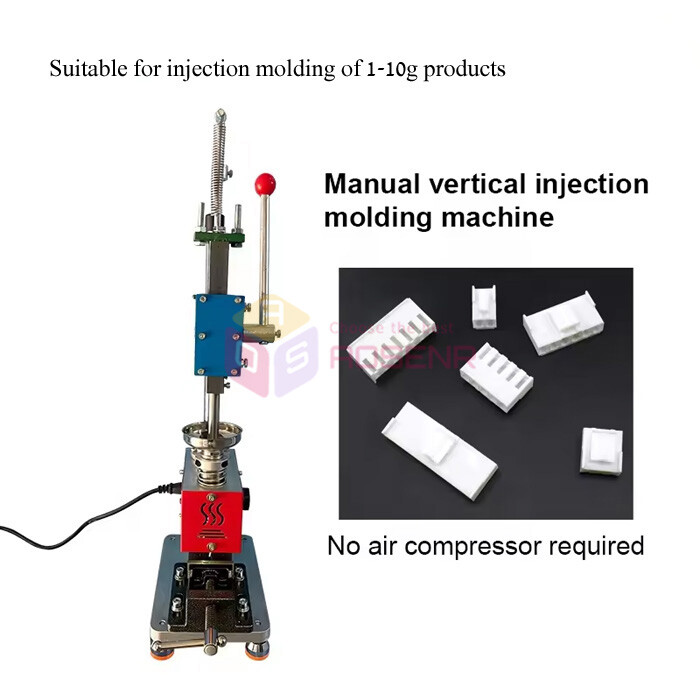 1-10g Desktop Manual Vertical Injection Molding Machine Plastic Moulding Machine