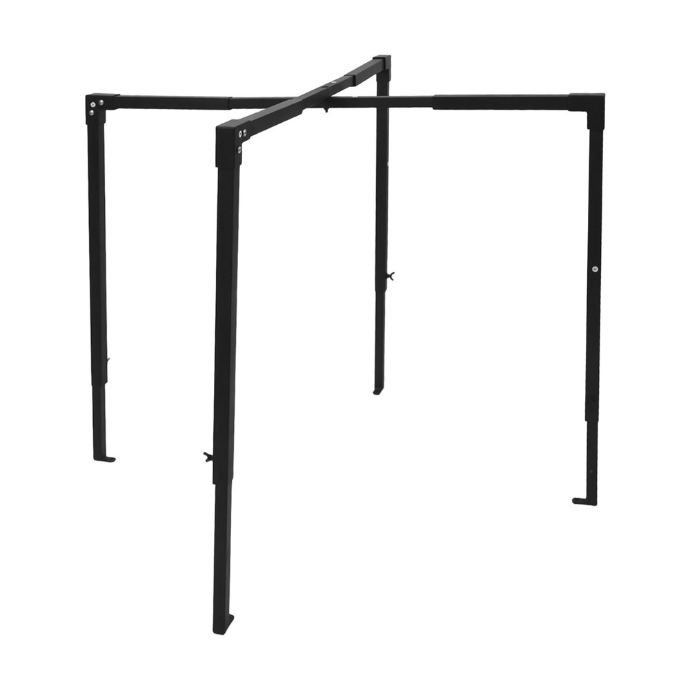 Ac Security Cage, Air Conditioner Cage, Adjustable Air Conditioner Cage Black