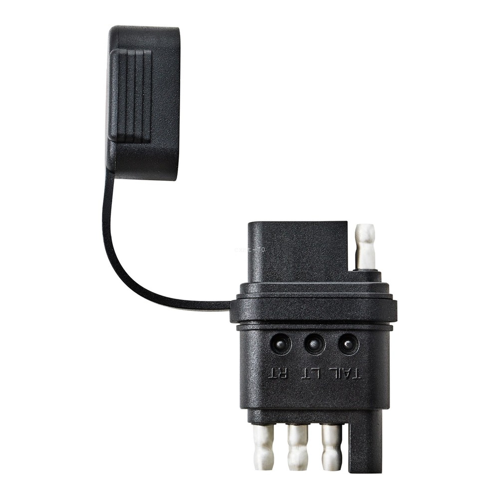 4-Pin Flat Trailer Wiring Tester w/ LED for Light Wire Circuit Continuity Test