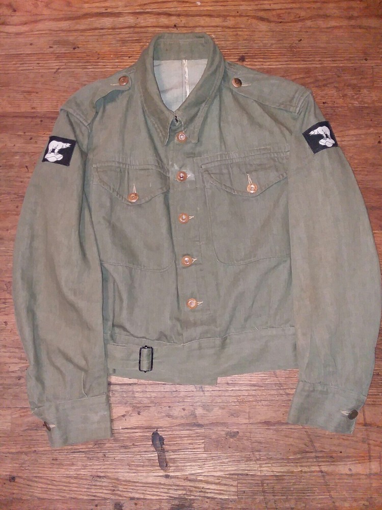 British army denim blouse