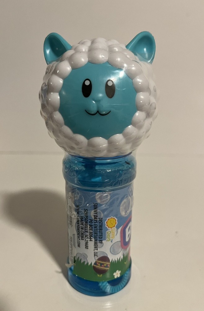 Sunny Days Easter Bubbles Solution Character Lamb Head 4 Fl Oz NEW