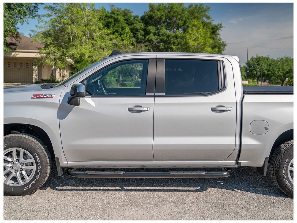 Ionic 3" Black Nerf Bars Fits 1984-2001 Jeep Cherokee