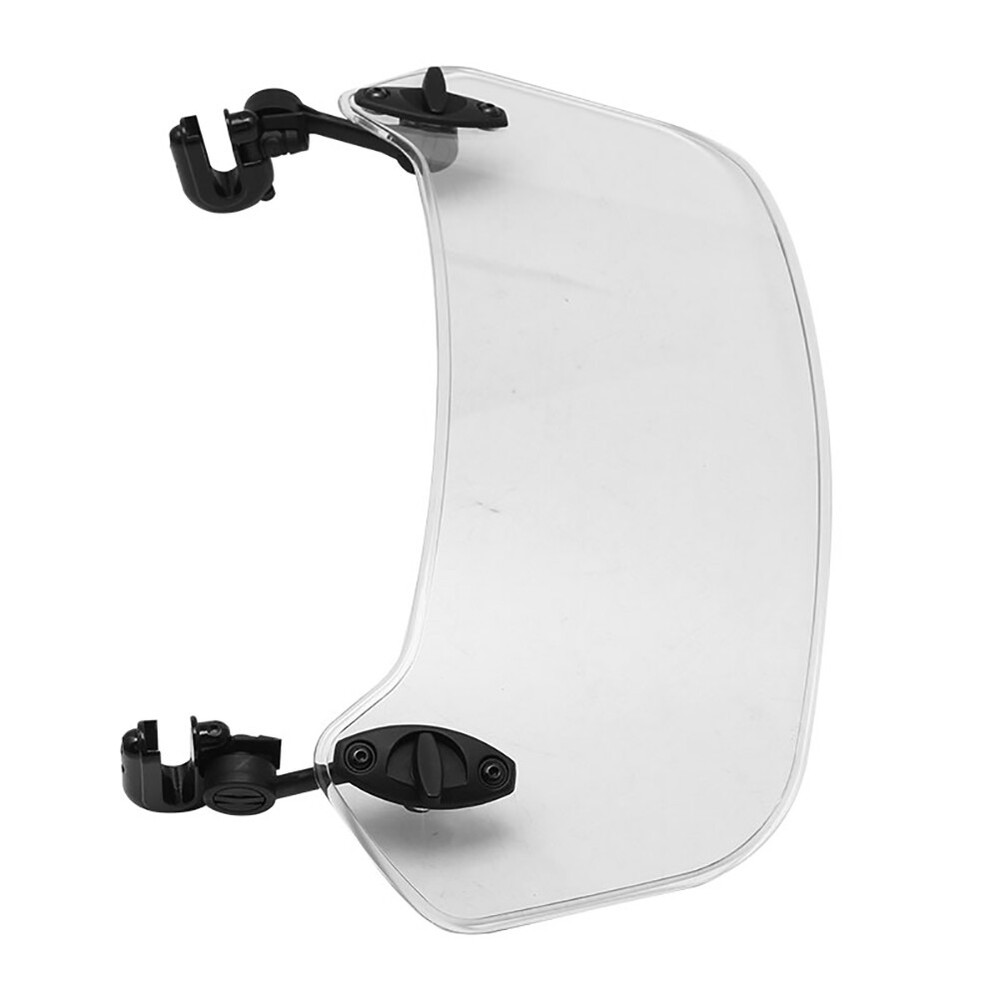 Motorcycle Adjustable Clip-On Windshield Extension Spoiler Windscreen Deflector