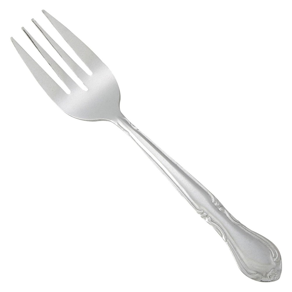 Winco 12-Piece Elegance Salad Fork Set, 18-0 Stainless Steel