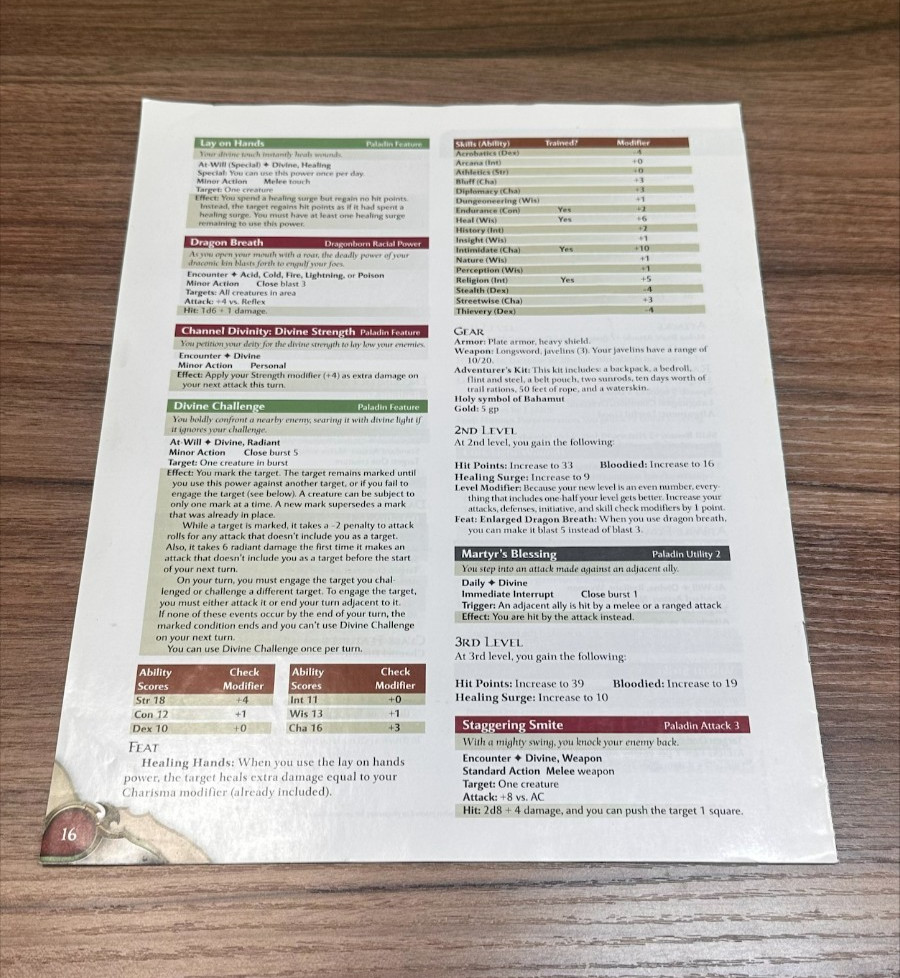Dungeons And Dragons 4th Edition Quick-Start Rules