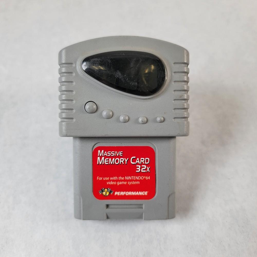 Performance Massive Memory Card 32x Nintendo 64 Controller Pak Vintage