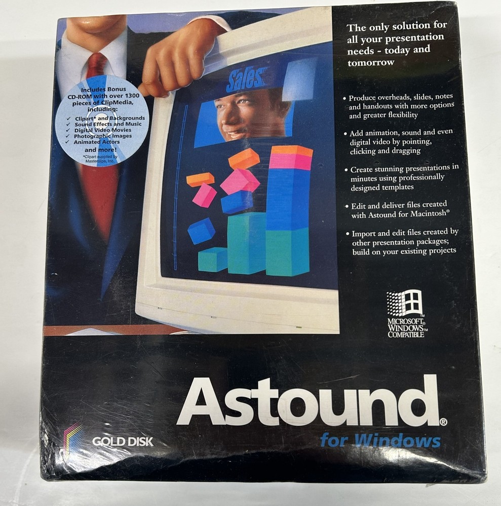 Vintage Astound Presentation Package New