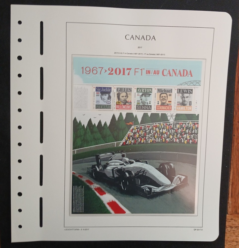 2017 Canada Year Set On Lighthouse/Leuchtturm Hingless Pages