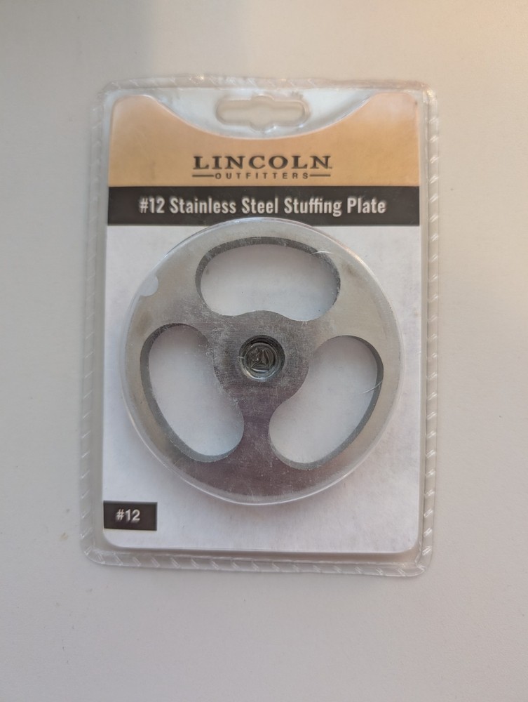#12 Meat Grinder  Stuffing Disc Plate Universal