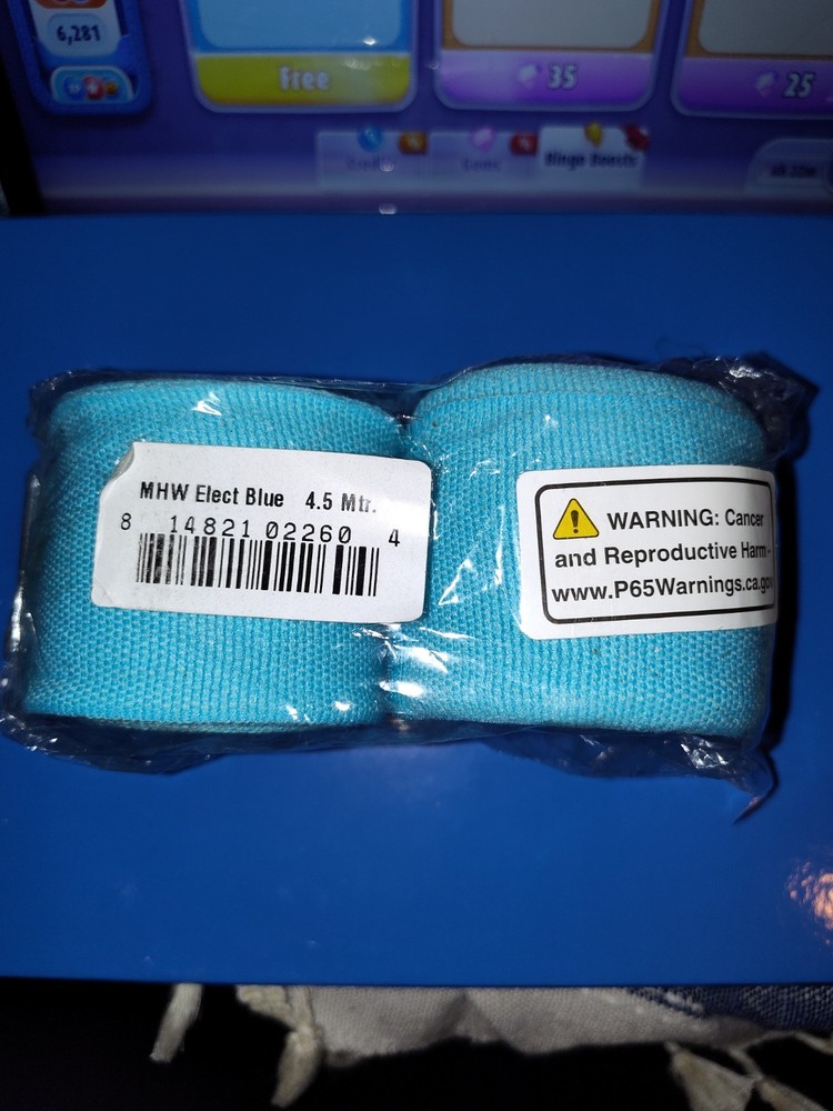 Ringside Boxing Hand Wraps 2 Pack Lt. Blue
