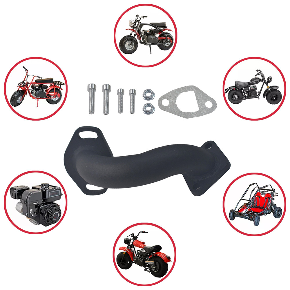 Inverted Intake Manifold For Coleman 196cc Mini bike Predator Ghost 212 224cc