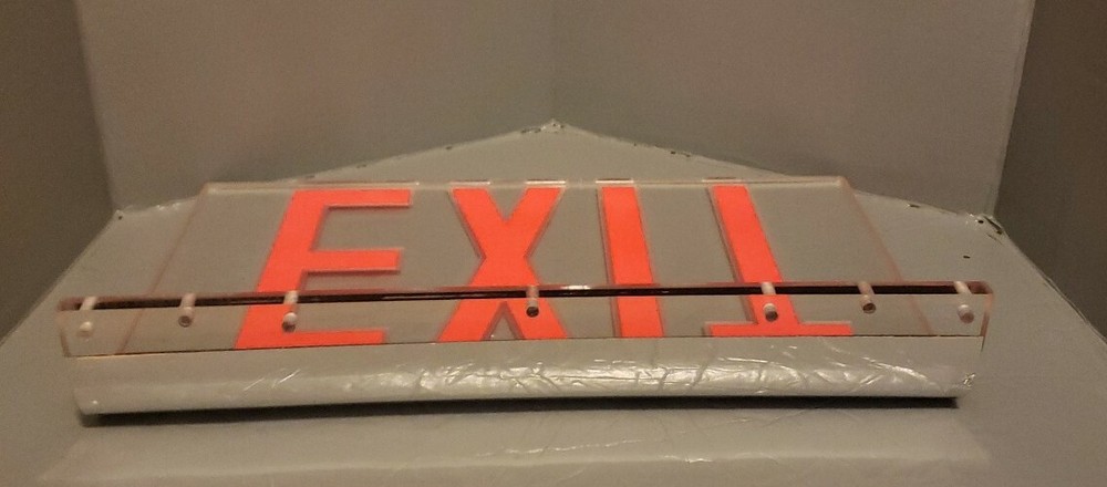 Hanging Exit Sign