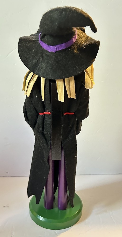 Halloween Nutcracker Wooden Witch 2011 Target 14”