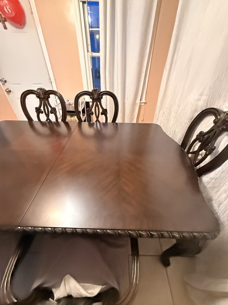 Wooden Dining Table Set for 4 Includes Chair
