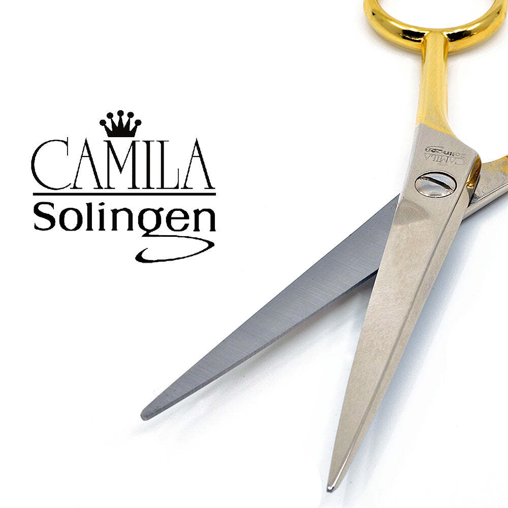 5" Gold Plated Professional Barber Shears