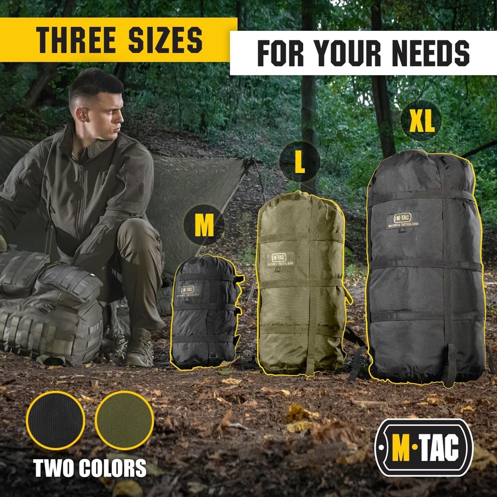 Compression Stuff Sack for Sleeping Bag Military Water Resistant Compression Bag