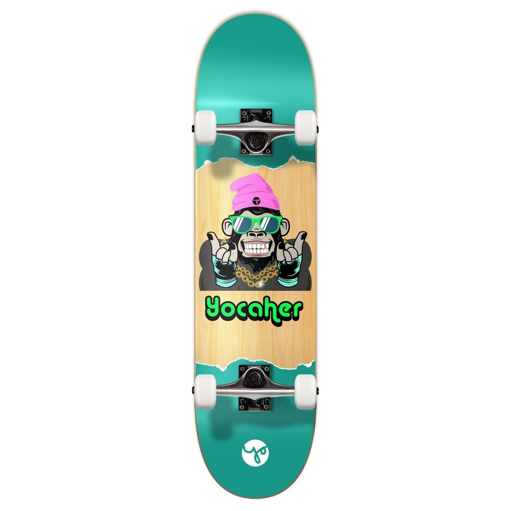Graphic Skateboard 7.75" Complete - Chimp Series - See No Evil
