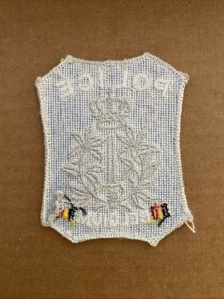 Police Patch Belgium