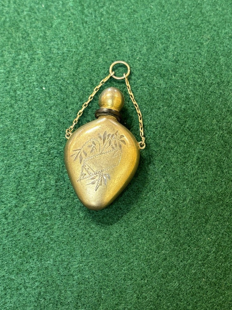 Antique Sterling Silver 925 Perfume Flask