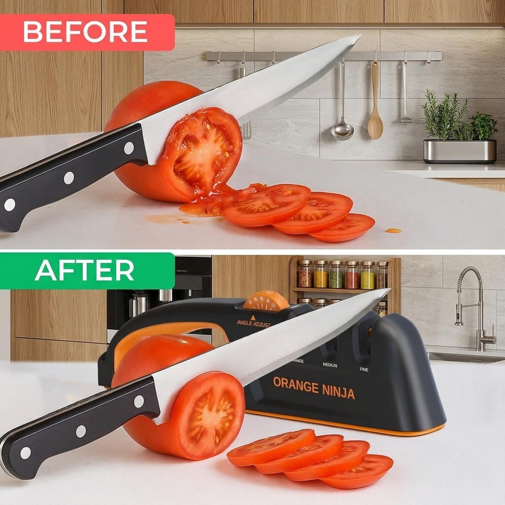 Knife Sharpener Professional Ceramic Diamond Steel Sharpening