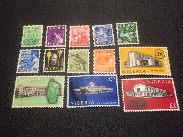 Nigeria stamp 101-113 MH (1)