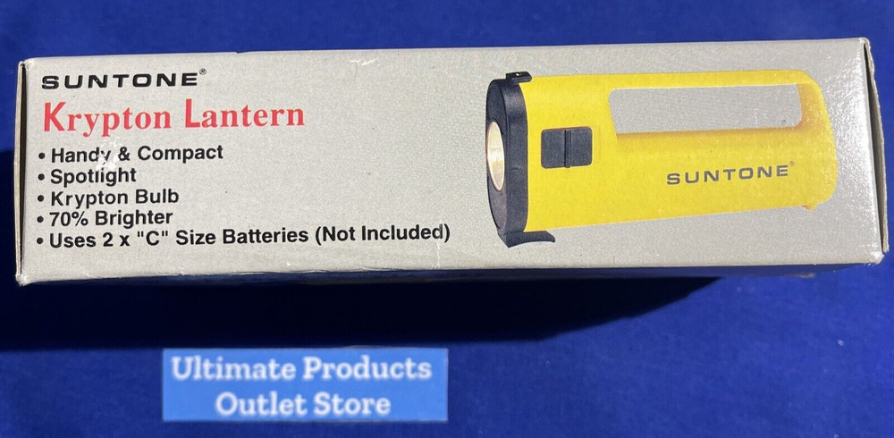 Krypton Lantern 🔦by Suntone®️, Yellow Model LL8829