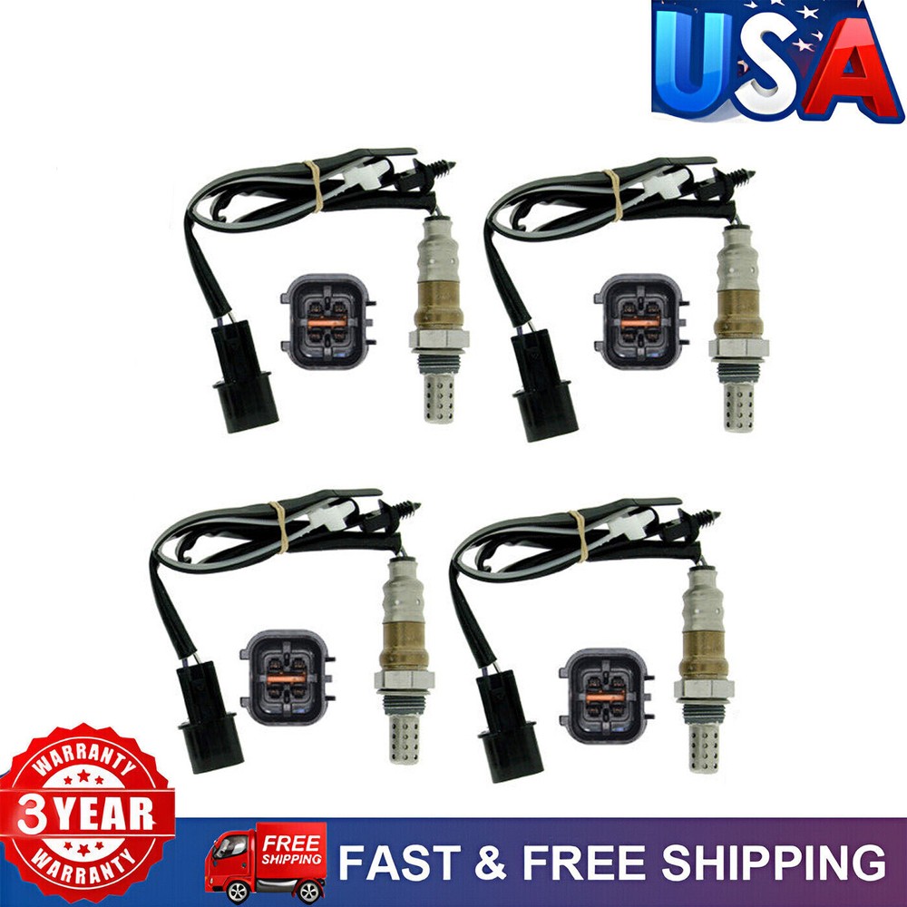 4pcs Up+Downstream Oxygen Sensor for Hyundai 2011-2016 Equus 2009-2016 Genesis