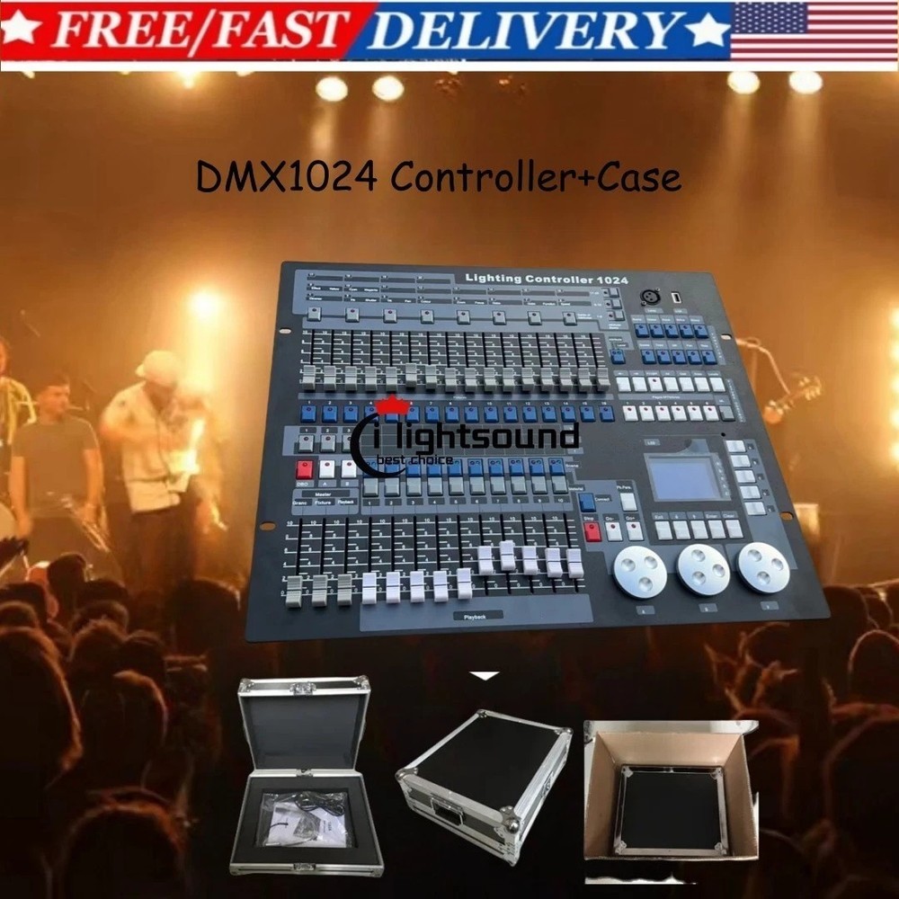 1024 DMX Controller DJ Professional Controller Stage Equipment DMX Dj Light/case