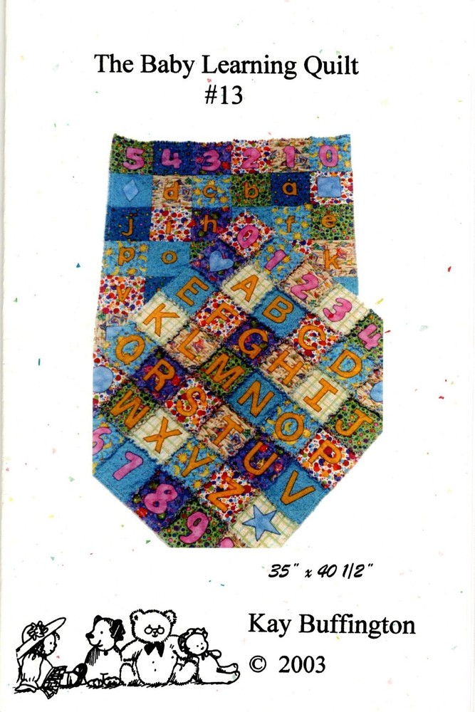 The Baby Learning Quilt Pattern by Kay's Quilts 13