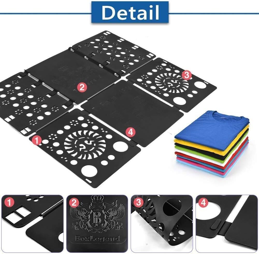 BoxLegend Version 4 Clothes Folding Board T Shirt Pants Folder Durable Plastic