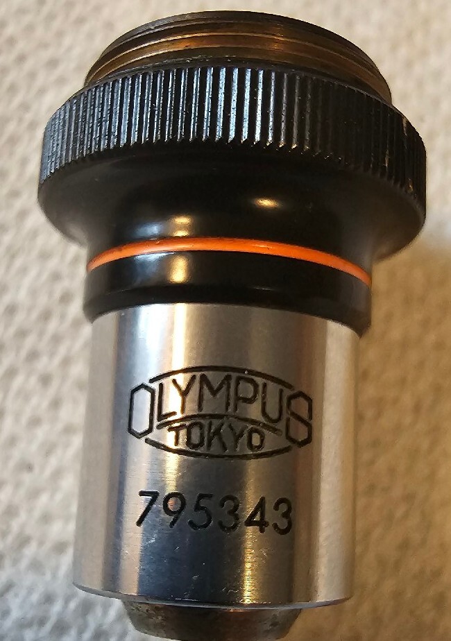 OLYMPUS Plan 10X/0.25 MICROSCOPE OBJECTIVE LENS
