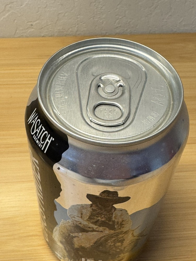Wasatch Ghostrider IPA - Empty Beer Can - Bottom Opened - Utah