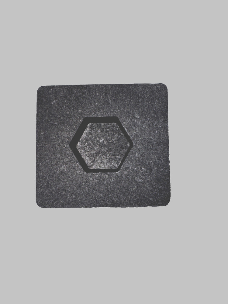 Graphite Ingot Mold For Casting 2 oz Gold Hex