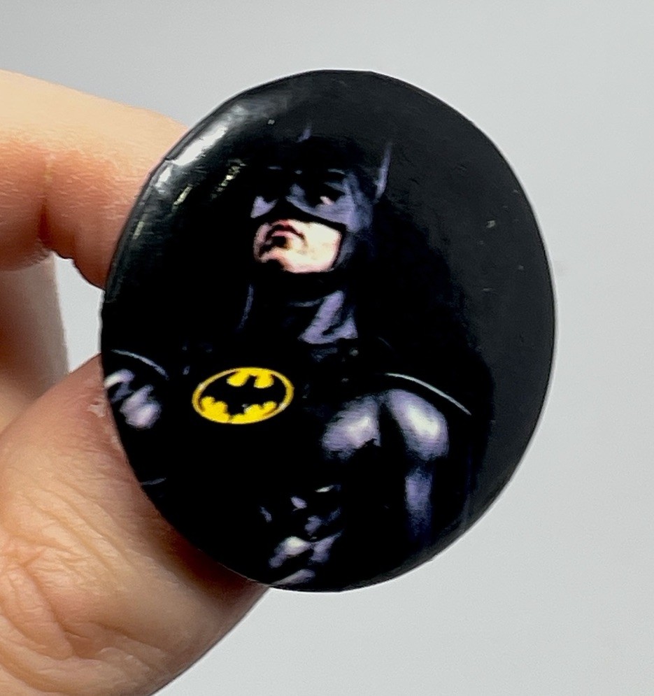 Vintage 1989 DC Comics Batman Pinback Button