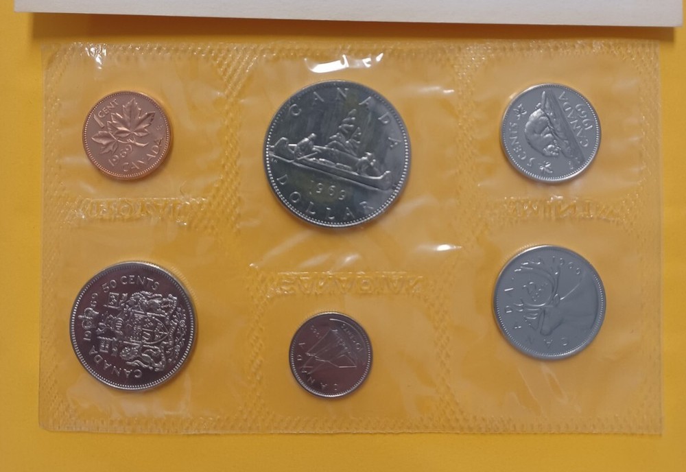 1969 Canada Prooflike Mint Set with Original Packaging OGP