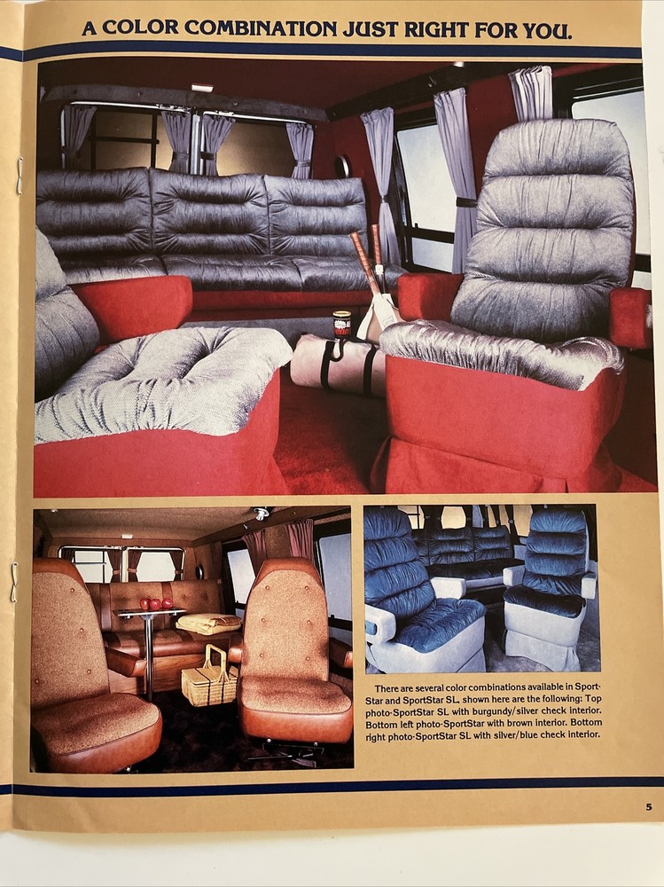 1984 Starcraft Brochure Van Conversion