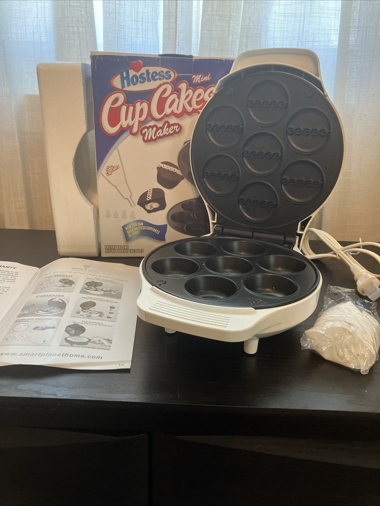 NIB Hostess Cup Cakes Maker Non Stick Baking Iron